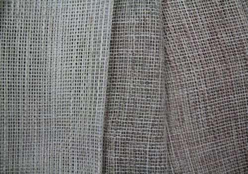 20469 Rustic, heavy woven curtain